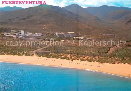 AK / Ansichtskarte Jandia_Fuerteventura Hoteles y Apartamentos Fliegeraufnahme 