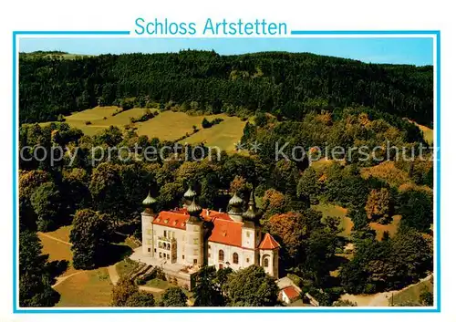 AK / Ansichtskarte Artstetten Poebring Schloss Artstetten Fliegeraufnahme Artstetten Poebring