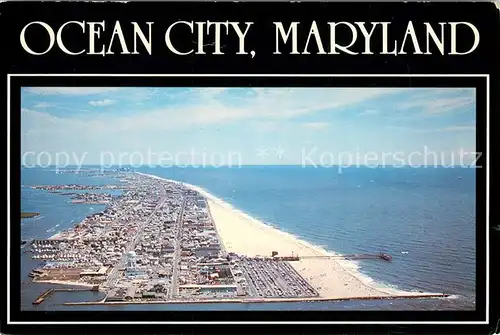 AK / Ansichtskarte Ocean_City_Maryland Fliegeraufnahme 