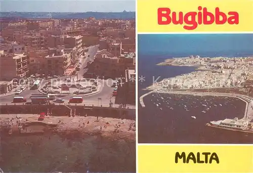 AK / Ansichtskarte Bugibba_Malta Stadtansicht Fliegeraufnahme 