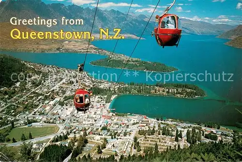 AK / Ansichtskarte Queenstown_Otago The Gondolas Restaurant on Bobs Peak Lake Wakatipu Queenstown_Otago