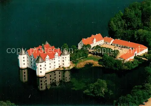 AK / Ansichtskarte Gluecksburg_Ostseebad Schloss Gluecksburg Fliegeraufnahme Gluecksburg_Ostseebad