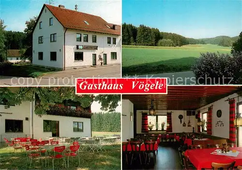 AK / Ansichtskarte Itzlishofen_Schwaben Gasthaus Voegele Landschaftspanorama Itzlishofen Schwaben