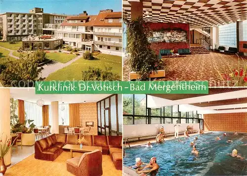 AK / Ansichtskarte Bad_Mergentheim Kurklinik Dr Voetisch Bad_Mergentheim