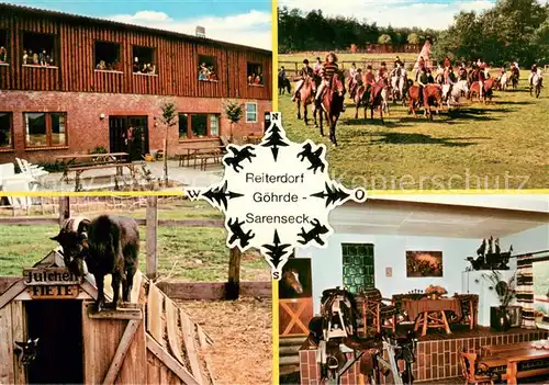 AK / Ansichtskarte Goehrde Reiterdorf Goehrde Sarenseck Goehrde