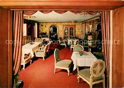 AK / Ansichtskarte Sonthofen_Oberallgaeu Alpen Moor und Kneippbad Sonnenalp Gaststube Sonthofen Oberallgaeu