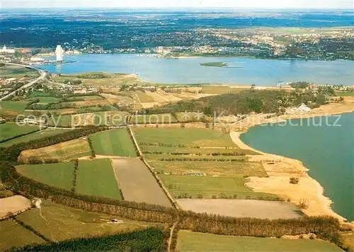 AK / Ansichtskarte Schleswig_Schlei Wikinger Museum Haithabu Halbkreiswall von Haithabu Fliegeraufnahme Schleswig_Schlei