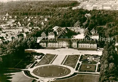 AK / Ansichtskarte Ludwigsburg__Wuerttemberg Schloss Fliegeraufnahme 