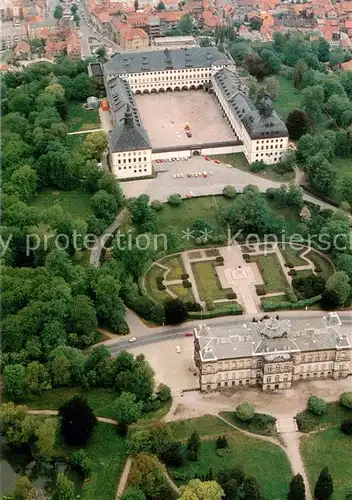 AK / Ansichtskarte Gotha__Thueringen Fliegeraufnahme mit Schloss Friedenstein und Museum der Natur 