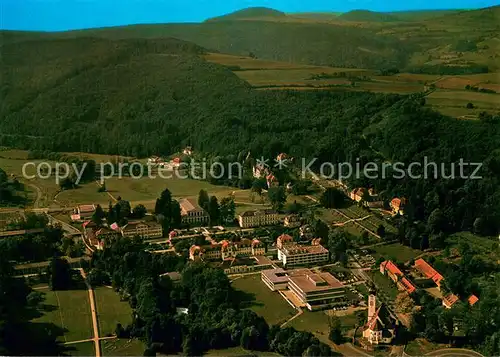 AK / Ansichtskarte Bad_Brueckenau Kurpark bayrische Rhoen Fliegeraufnahme Bad_Brueckenau
