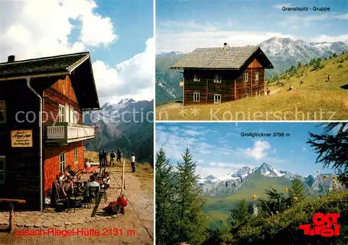 AK / Ansichtskarte Kals_Grossglockner Lesach Riegelhuette Granatspitz Gruppe Grossglockner Kals Grossglockner