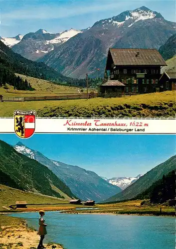 AK / Ansichtskarte Krimmler_Tauernhaus Krimmler Achental Panorama Krimmler_Tauernhaus