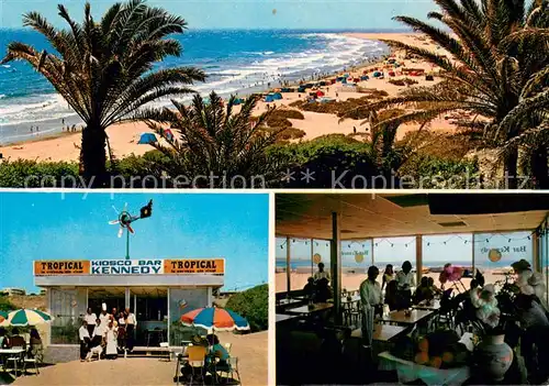 AK / Ansichtskarte Playa_del_Ingles_Gran_Canaria_ES Kennedy Bar Gastraum Strand 