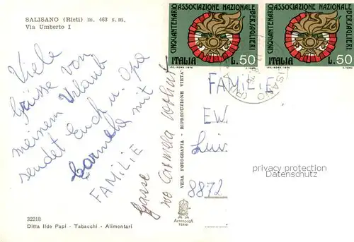 AK / Ansichtskarte Salisano_Rieti_IT Via Umberto 
