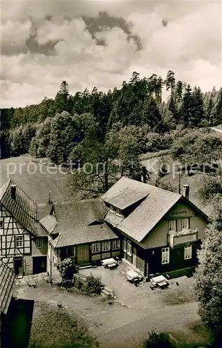 AK / Ansichtskarte Wildbad_Schwarzwald Pension und Waldgaststaette Gruenhuette Wildbad_Schwarzwald