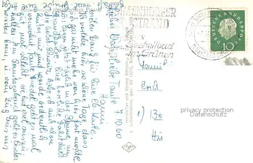 AK / Ansichtskarte Timmendorfer_Strand Fliegeraufnahme Timmendorfer_Strand