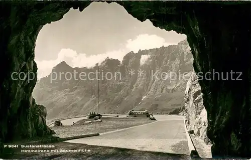 AK / Ansichtskarte Sustenstrasse Himmelrank mit Gadmenfluehe Sustenstrasse