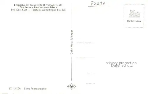 AK / Ansichtskarte Erzgrube Gasthaus Pension zum Baeren Panorama Erzgrube