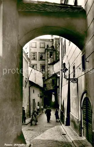 AK / Ansichtskarte Passau Altstadt Gasse Passau