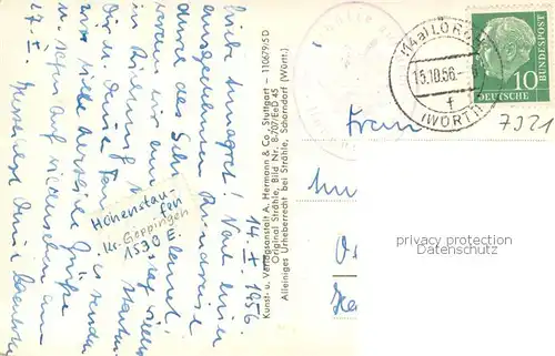 AK / Ansichtskarte Hohenstaufen Fliegeraufnahme Hohenstaufen