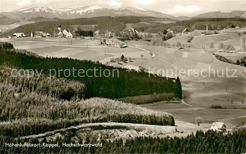 AK / Ansichtskarte Kappel_Lenzkirch Panorama mit Feldbergblick Kappel_Lenzkirch
