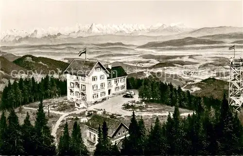 AK / Ansichtskarte Badenweiler Hotel Hochblauen Fliegeraufnahme Badenweiler