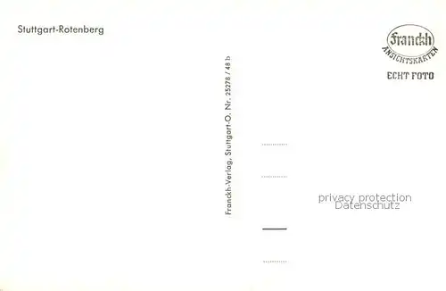 AK / Ansichtskarte Rotenberg_Stuttgart Fliegeraufnahme Rotenberg_Stuttgart