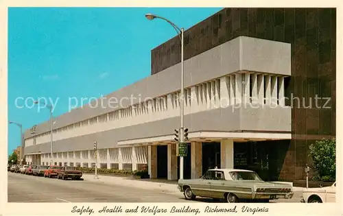 AK / Ansichtskarte Richmond_Virginia Safety Health and Welfare Building 