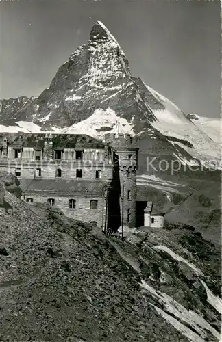 AK / Ansichtskarte Zermatt_VS Matterhorn Gornergrat Hotel Zermatt_VS