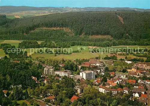 AK / Ansichtskarte Bad_Koenig_Odenwald Fliegeraufnahme mit Odenwald Kurklinik Bad_Koenig_Odenwald