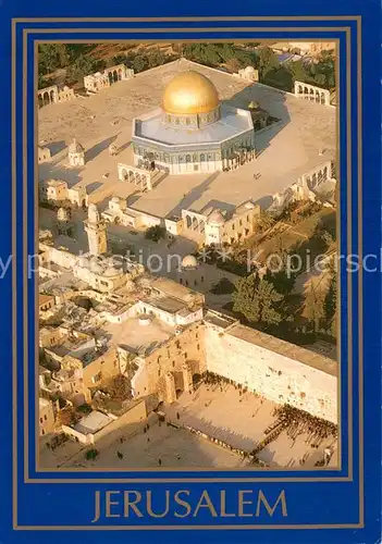AK / Ansichtskarte Jerusalem_Yerushalayim The Temple Mount Air view Jerusalem_Yerushalayim