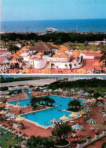 AK / Ansichtskarte Monastir_Tunesia Hotel Sahara Beach Fliegeraufnahme 