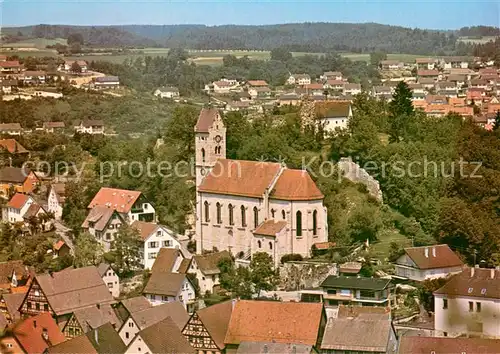 AK / Ansichtskarte Veringendorf Pfarrkirche St Nikolaus Fliegeraufnahme Veringendorf