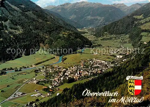 AK / Ansichtskarte Obervellach_Kaernten im Moelltal Fliegeraufnahme Obervellach_Kaernten