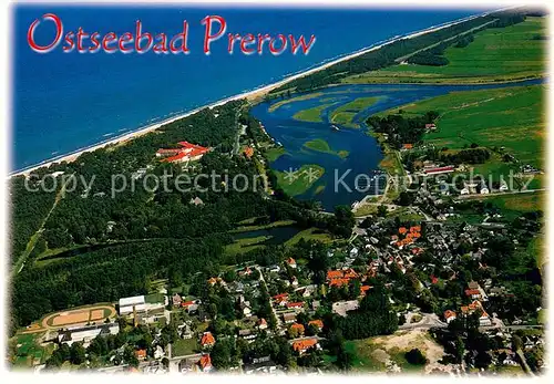 AK / Ansichtskarte Prerow_Ostseebad Fliegeraufnahme Prerow_Ostseebad