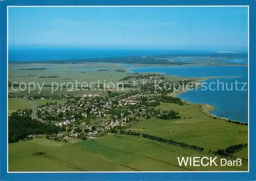 AK / Ansichtskarte Wieck_Darss Fischland Darss Zingst Fliegeraufnahme Wieck Darss