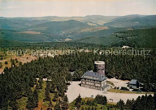 AK / Ansichtskarte Winterberg_Hochsauerland Gaststaette Kahler Asten Fliegeraufnahme Winterberg_Hochsauerland