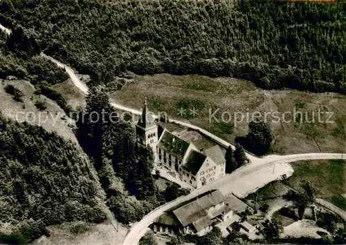 AK / Ansichtskarte Weitenau_Steinen Kurhaus Kloster Weitenau Fliegeraufnahme Weitenau_Steinen