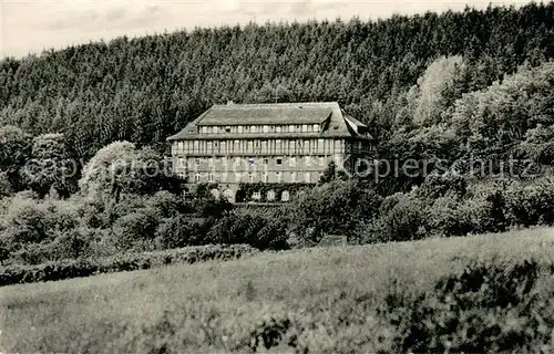 AK / Ansichtskarte Helmarshausen Waldsanatorium Haus Kleine Diemeltal Helmarshausen