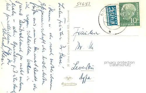 AK / Ansichtskarte Gummersbach Stadtpanorama Gummersbach