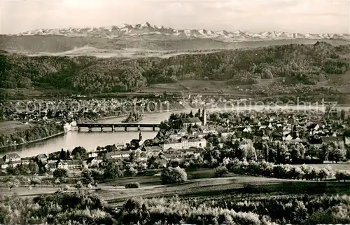 AK / Ansichtskarte Saeckingen_Bad Fliegeraufnahme Saeckingen_Bad