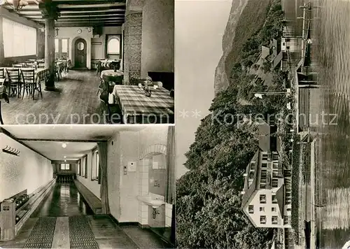 AK / Ansichtskarte Ennetbuergen Gasthof Schluessel Gaststube Kegelbahn Ennetbuergen