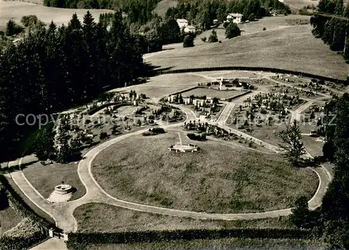 AK / Ansichtskarte Bad_Wiessee_Tegernsee Friedhof Fliegeraufnahme Bad_Wiessee_Tegernsee