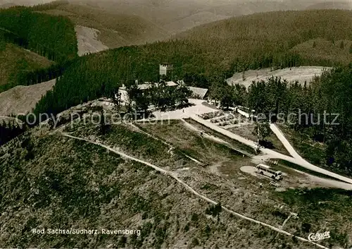 AK / Ansichtskarte Bad_Sachsa_Harz Hotel Berghof Ravensberg Fliegeraufnahme Bad_Sachsa_Harz