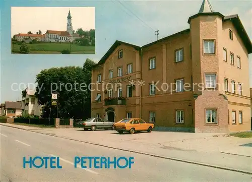 AK / Ansichtskarte Neumarkt St_Veit Hotel Gaststaette Peterhof Kirche Neumarkt St_Veit