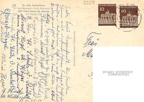 AK / Ansichtskarte Klein_Suentel Ev luth Freizeitheim Gastraeume Klein_Suentel