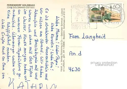 AK / Ansichtskarte Golsmaas Feriendorf Golsmaas Fliegeraufnahme Golsmaas