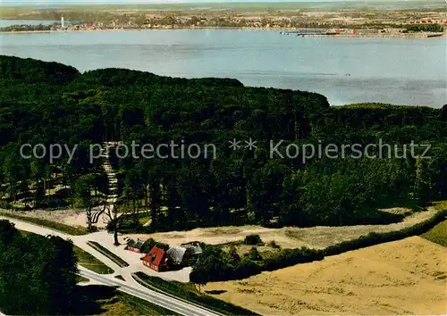 AK / Ansichtskarte Altenhof_Eckernfoerde Gaststaette Gruener Jaeger Fliegeraufnahme Altenhof Eckernfoerde