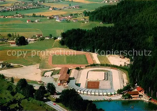 AK / Ansichtskarte Inzell Sport Stadion Fliegeraufnahme Inzell