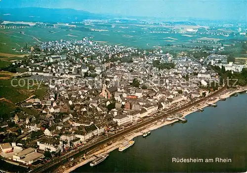 AK / Ansichtskarte Ruedesheim_am_Rhein Fliegeraufnahme 